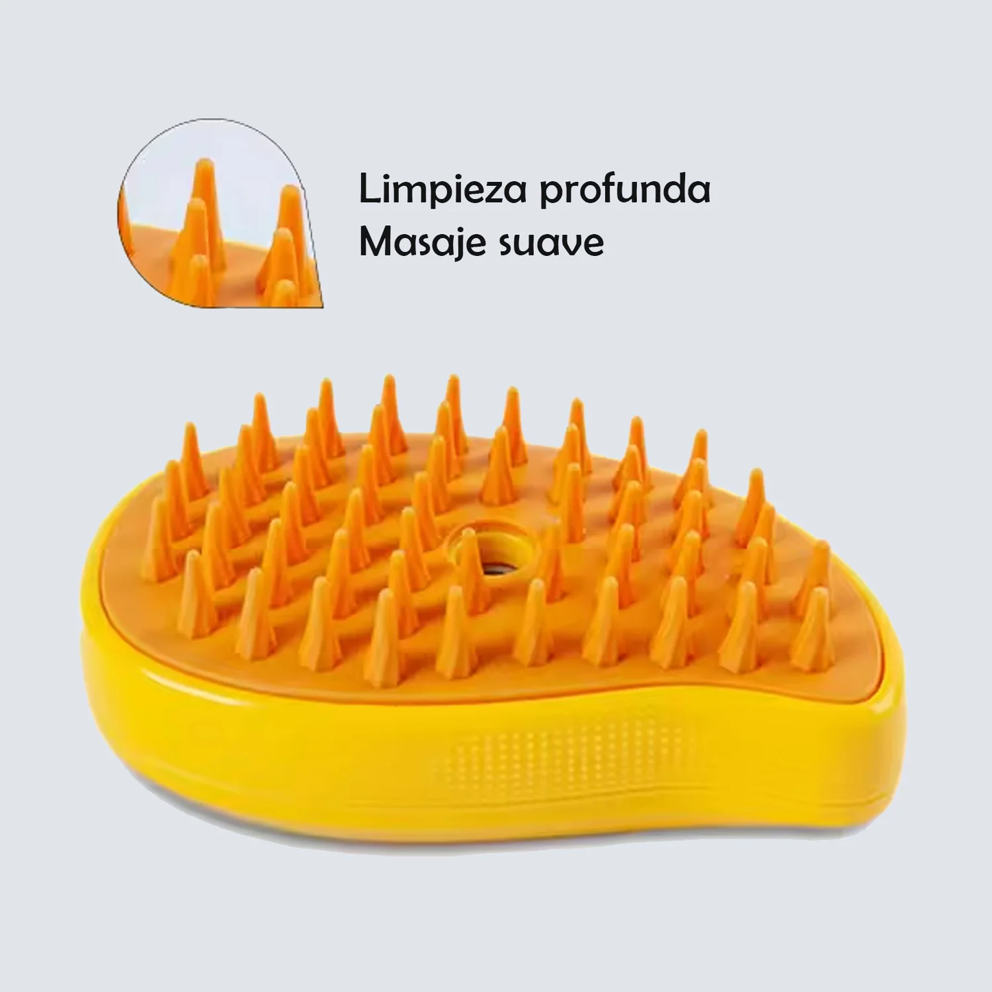 Cepillo vaporizador 3 en 1 para mascotas