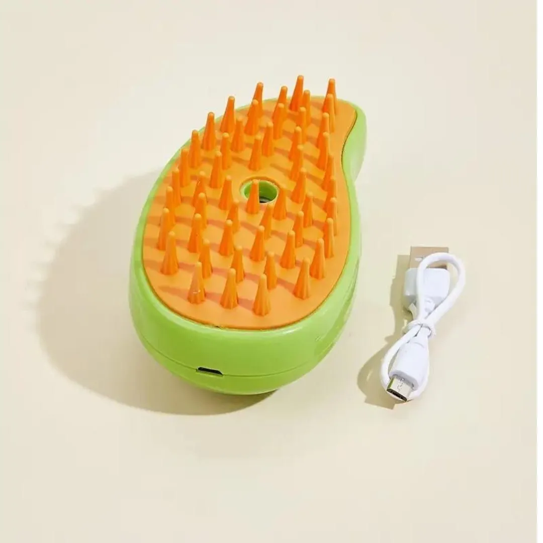 Cepillo vaporizador 3 en 1 para mascotas